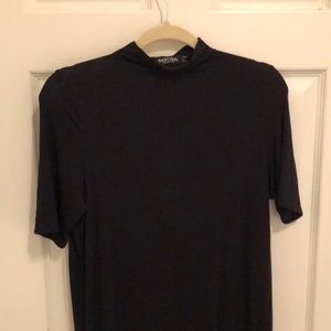 Nasty Gal Mock Neck Maxi Dress